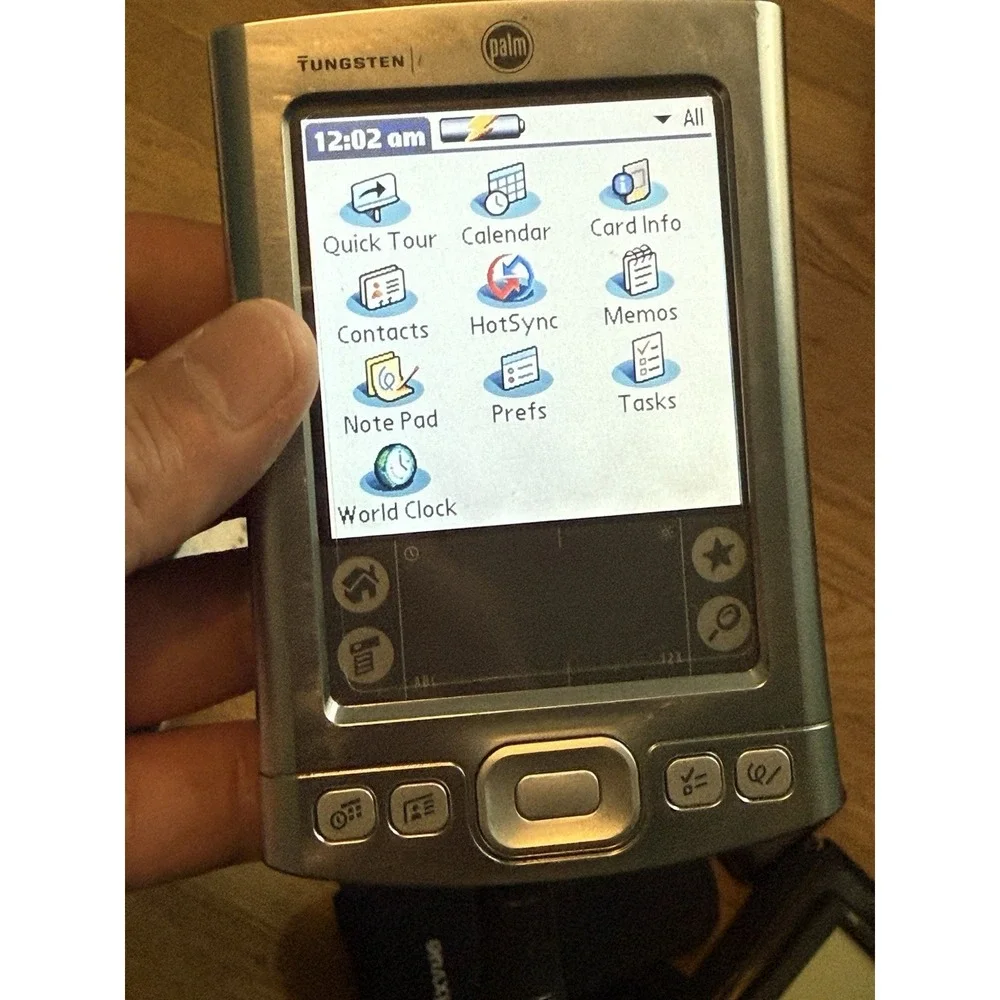 Palm Tungsten E Silver Handheld TFT Color Display Portable Digital PDA  ( Read )